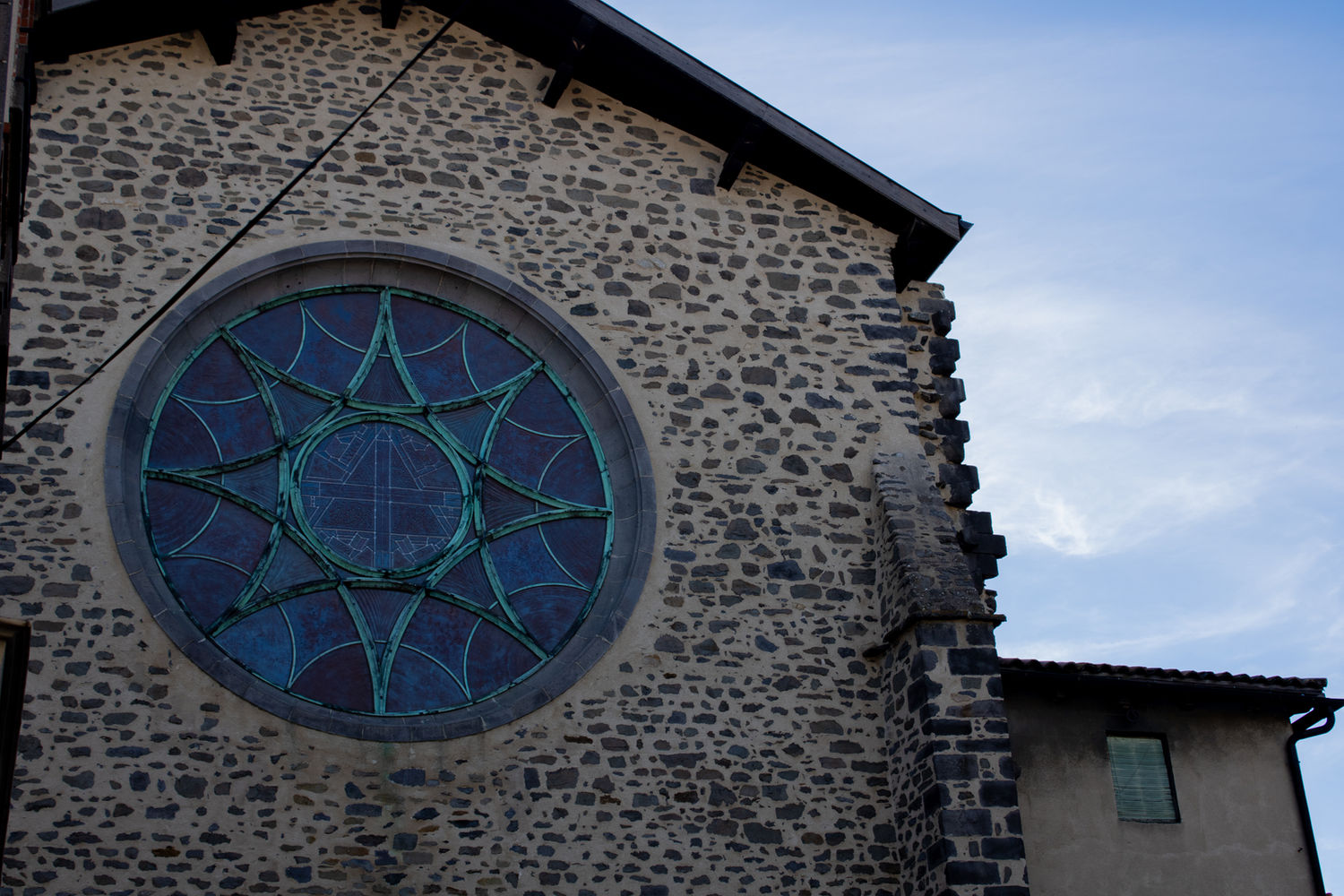 Façade en pierre à Saint-Flour