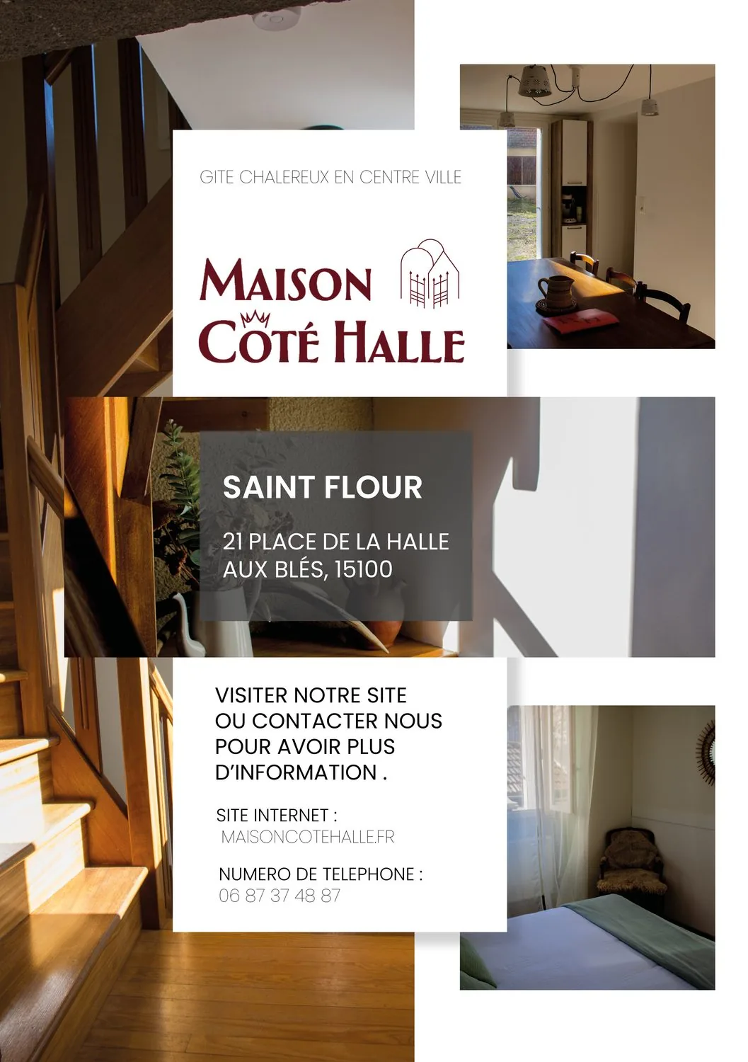 Support physique — flyer Maison Côté Halle