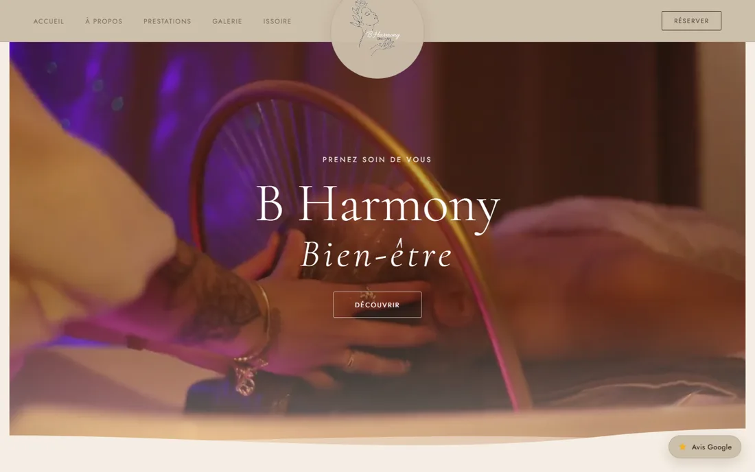 Site internet B Harmony