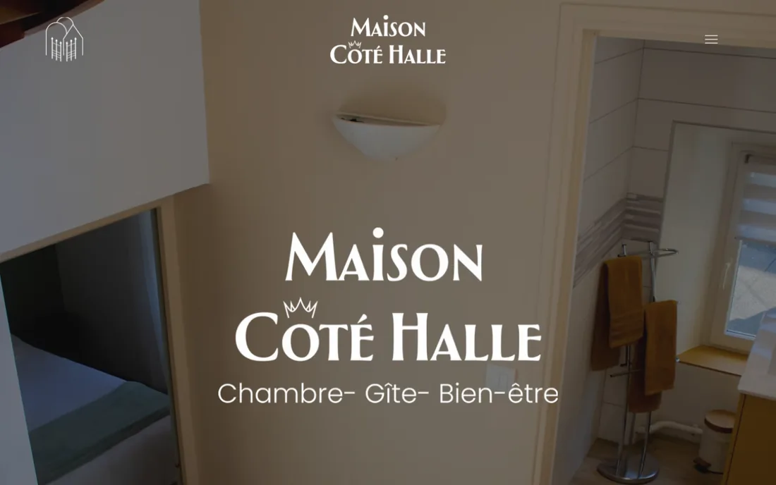 Site internet Maison Côté Halle