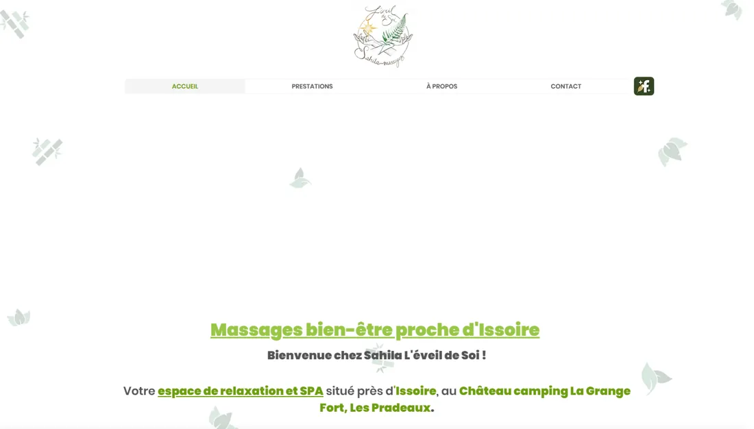 Site internet Sahila — L'éveil de soi